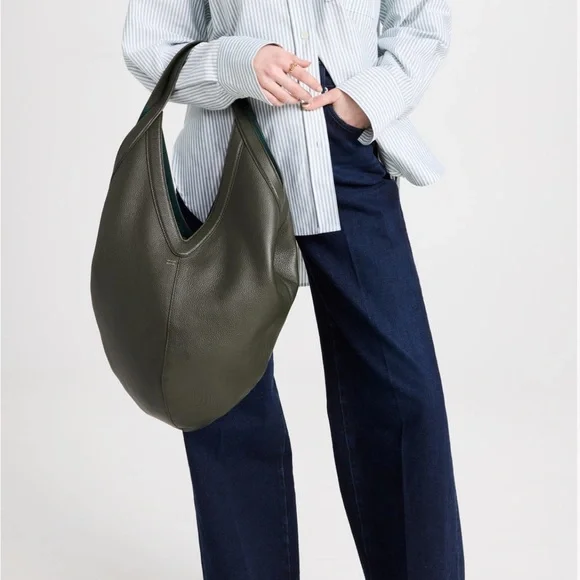 Mansur Gavriel Soft M Hobo, Seaweed - Picture 3 of 9